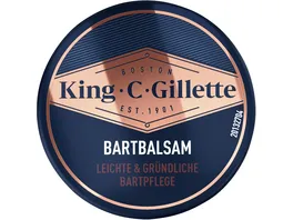 King C Gillette Bartpflege Bartbalsam
