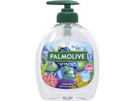 Palmolive Fluessigseife Aquarium sanfte Handreinigung fuer Kinder mit einem blumigen Duft