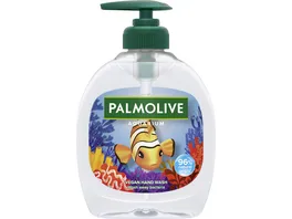 Palmolive Fluessigseife Aquarium sanfte Handreinigung fuer Kinder mit einem blumigen Duft