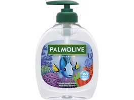 Palmolive Fluessigseife Aquarium sanfte Handreinigung fuer Kinder mit einem blumigen Duft