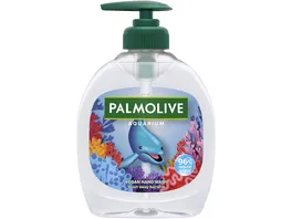 Palmolive Fluessigseife Aquarium sanfte Handreinigung fuer Kinder mit einem blumigen Duft