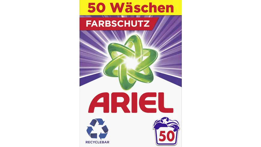 Ariel Colorwaschmittel Pulver 3.25KG - 50WL