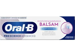 Oral B Zahnpasta Pro Science Advanced Sensitivitaet und Zahnfleisch Balsam