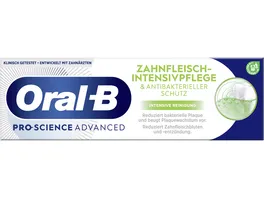 Oral B Zahnpasta Zahnfleisch Intensivpflege Antibakterieller Schutz Intensive Reinigung 75ml