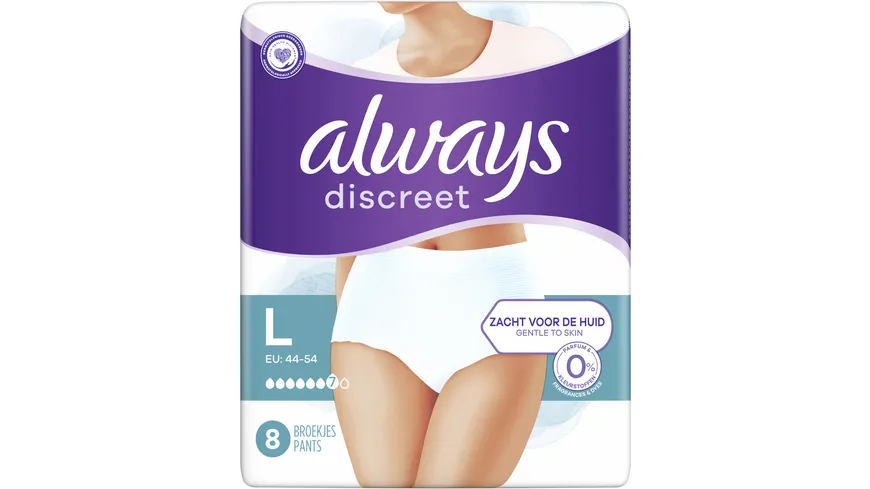 Always discreet Inkontinenz Pants plus L, 8 er