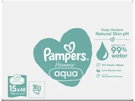 Pampers Feuchttuecher Aqua 15X48 Stueck