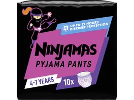 Ninjamas Pyjama Pants fuer Maedchen 4 7 Jahre