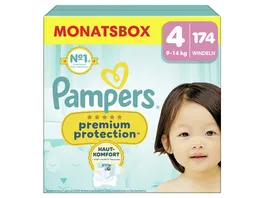 Pampers Premium Gr 4 Maxi 9 14kg Monatsbox