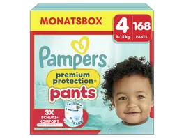 Pampers Premium Protection Pants Windeln Gr 4 9 15kg Monatsbox