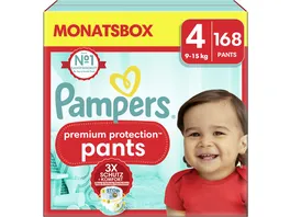 Pampers Premium Protection Pants Windeln Gr 4 9 15kg Monatsbox