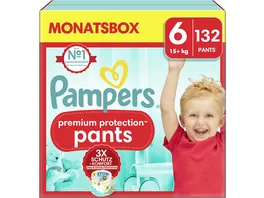 Pampers Premium Protection Pants Windeln Gr 6 15 kg Monatsbox
