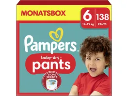 Pampers Baby Dry Pants Gr 6 14 19kg Monatsbox