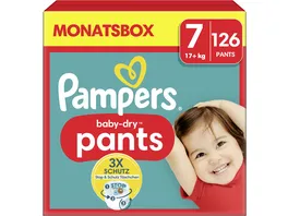Pampers Baby Dry Pants Gr 7 17 kg Monatsbox