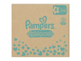 Pampers Baby Dry Windeln Night Pants Gr 4 9 15kg Monatsbox