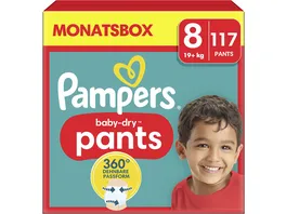 Pampers Baby Dry Pants Gr 8 19 kg Monatsbox