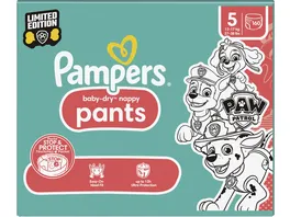 Pampers Baby Dry Pants Paw Patrol Windeln Gr 5 Junior 12 17kg Monatsbox