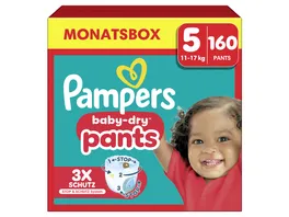 Pampers Baby Dry Pants Gr 5 12 17kg Monatsbox