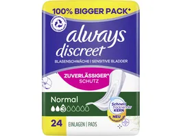 Always Discreet Inkontinenz Normal Big Pack 24 Stueck