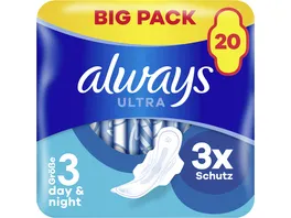 Always ULTRA Damenbinden Night mit Fluegeln BigPack