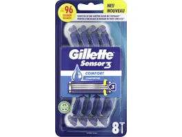 Gillette Einweg Rasierer Sensor3 Comfort 8er SRP