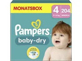 Pampers Baby Dry Gr 4 Maxi 9 14kg Monatsbox