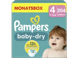 Pampers Baby Dry Gr 4 Maxi 9 14kg Monatsbox