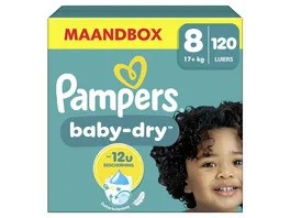 Pampers Baby Dry Gr 8 17 kg Monatsbox