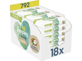 Pampers Feuchttuecher Coconut 18x44 Stueck