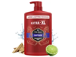 Old Spice Captain Body Hair Face Wash Extra XL