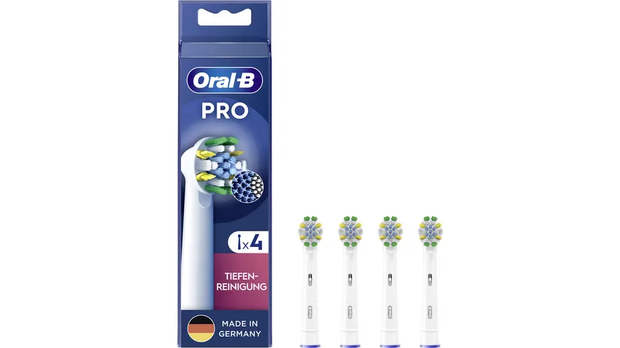 Oral-B Aufsteckbürsten Pro Tiefenreinigung 4 Stück online bestellen | MÜLLER