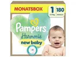 Pampers Harmonie Windeln Gr 1 2 5kg Monatspackung