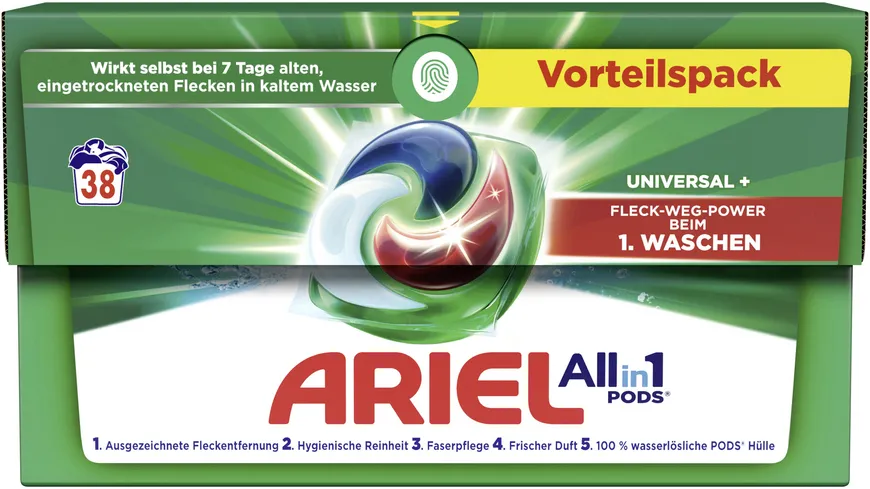 Ariel Color & Regular Waschmittel All-in-1 Pods 38x21