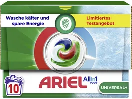 Ariel Color Regular Waschmittel All in 1 Pods Limitiertes Testangebot 10WL