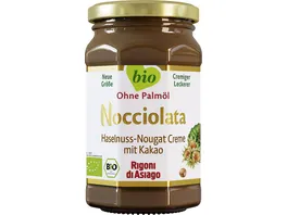 Nocciolata Bio Haselnuss Nougat Creme mit Kakao