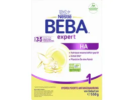 Nestle Beba Expert HA1 Saeuglingsanfangsnahrung von Geburt an