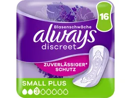 Always Discreet Inkontinenz Small Plus