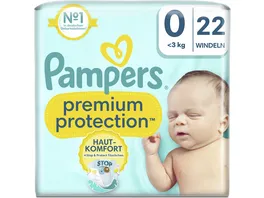 Pampers Premium Protection Windeln Gr 0 3kg