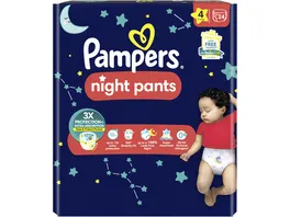 Pampers night pants Gr 4 9 15kg