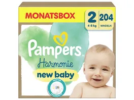 Pampers Harmonie Windeln Gr 2 4 8kg Monatsbox