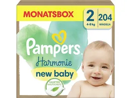 Pampers Harmonie Windeln Gr 2 4 8kg Monatsbox