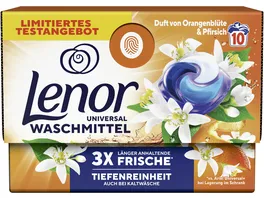Lenor Universal Waschmittel Pods Orangenbluete Pfirsich