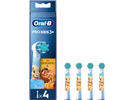 Oral B Pro Kids 3 Aufsteckbuersten Koenig der Loewen