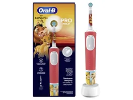 Oral B Pro Kids 3 elektrische Zahnbuerste Koenig der Loewen