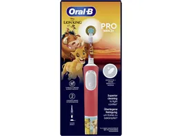 Oral B Pro Kids 3 elektrische Zahnbuerste Koenig der Loewen