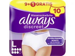 always discreet Inkontinez Hoeschen Gr L