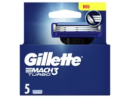 Gillette MACH3 Klingen Turbo 3D 5 Stueck