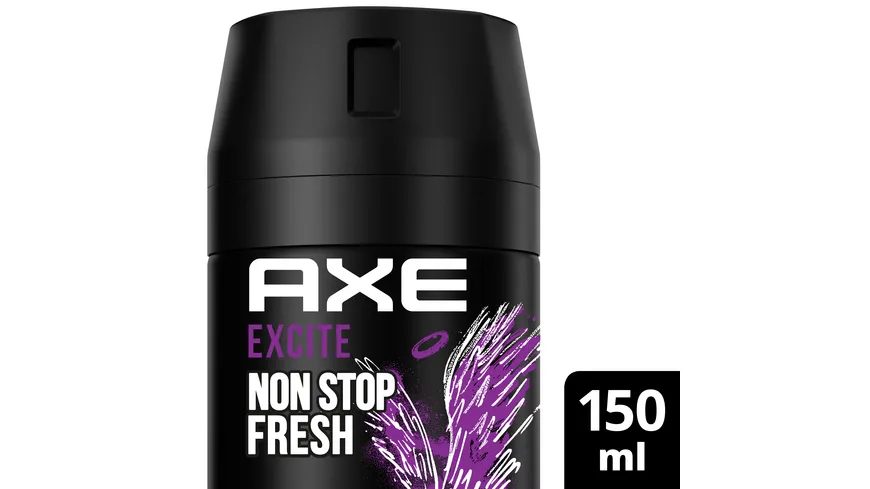 Axe Bodyspray Excite ohne Aluminiumsalze 150 ml Dose