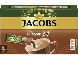 Jacobs Classic 3 in 1 Kaffee Instant Sticks