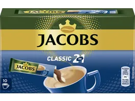 Jacobs Classic 2 in 1 Kaffee Instant Sticks