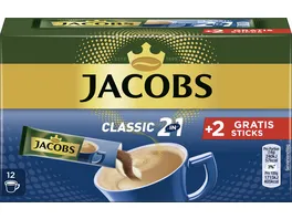 Jacobs Classic 2 in 1 Kaffee Instant Sticks